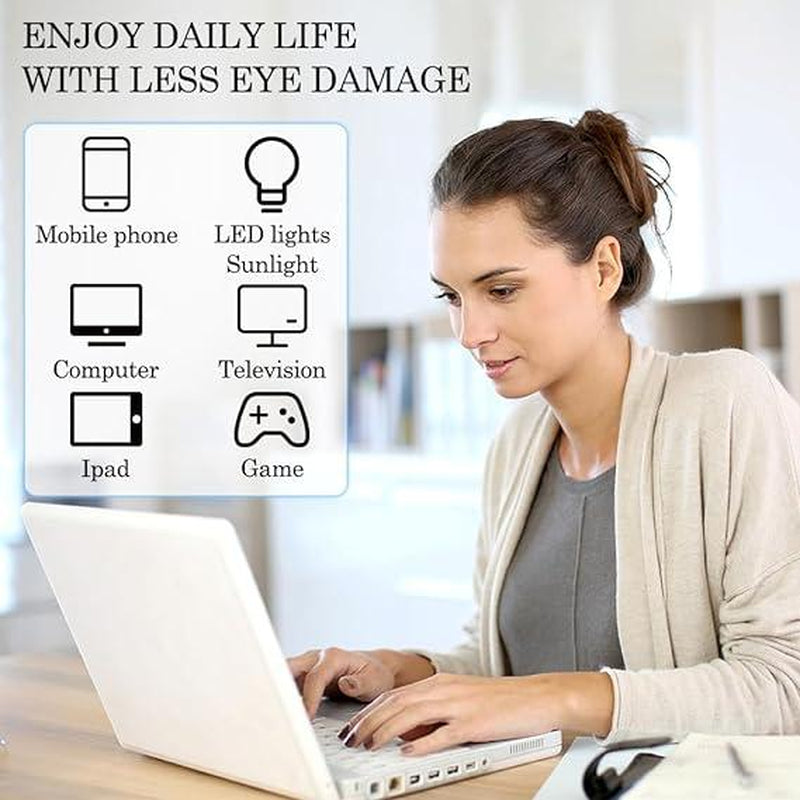 July Fashoin Design Glasses for Men Women, Computer Glasses, Office/Tv/Phone Glasses, Gaming Glasses, Daily Use Glasses 3 Pack/ 2 Pack / 1 Pack