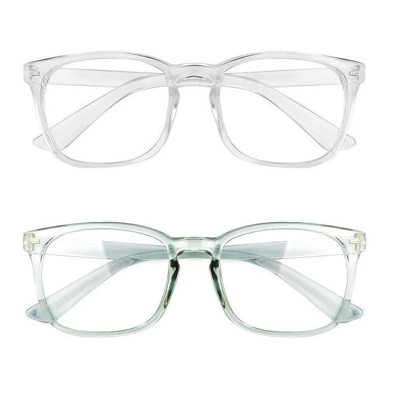 July Fashoin Design Glasses for Men Women, Computer Glasses, Office/Tv/Phone Glasses, Gaming Glasses, Daily Use Glasses 3 Pack/ 2 Pack / 1 Pack