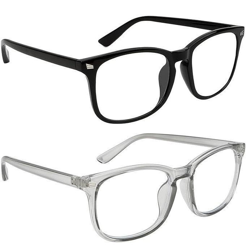 July Fashoin Design Glasses for Men Women, Computer Glasses, Office/Tv/Phone Glasses, Gaming Glasses, Daily Use Glasses 3 Pack/ 2 Pack / 1 Pack