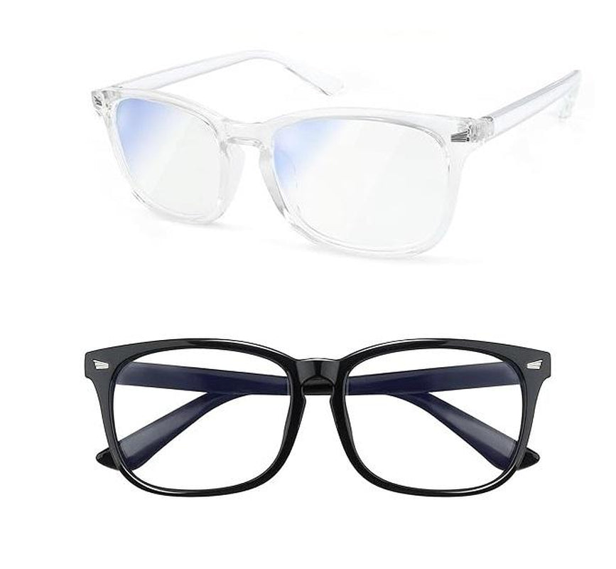 July Fashoin Design Glasses for Men Women, Computer Glasses, Office/Tv/Phone Glasses, Gaming Glasses, Daily Use Glasses 3 Pack/ 2 Pack / 1 Pack