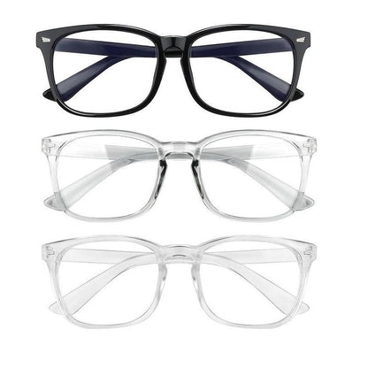 July Fashoin Design Glasses for Men Women, Computer Glasses, Office/Tv/Phone Glasses, Gaming Glasses, Daily Use Glasses 3 Pack/ 2 Pack / 1 Pack