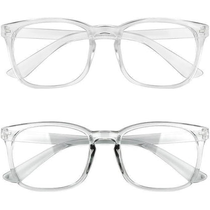 July Fashoin Design Glasses for Men Women, Computer Glasses, Office/Tv/Phone Glasses, Gaming Glasses, Daily Use Glasses 3 Pack/ 2 Pack / 1 Pack