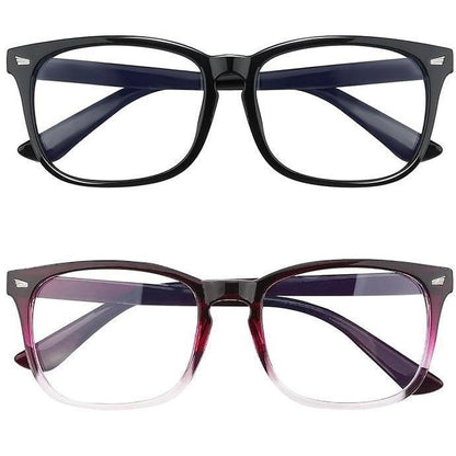 July Fashoin Design Glasses for Men Women, Computer Glasses, Office/Tv/Phone Glasses, Gaming Glasses, Daily Use Glasses 3 Pack/ 2 Pack / 1 Pack