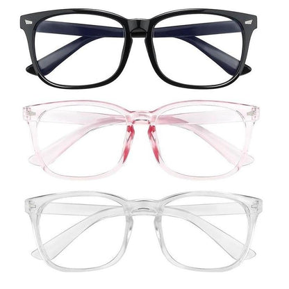 July Fashoin Design Glasses for Men Women, Computer Glasses, Office/Tv/Phone Glasses, Gaming Glasses, Daily Use Glasses 3 Pack/ 2 Pack / 1 Pack